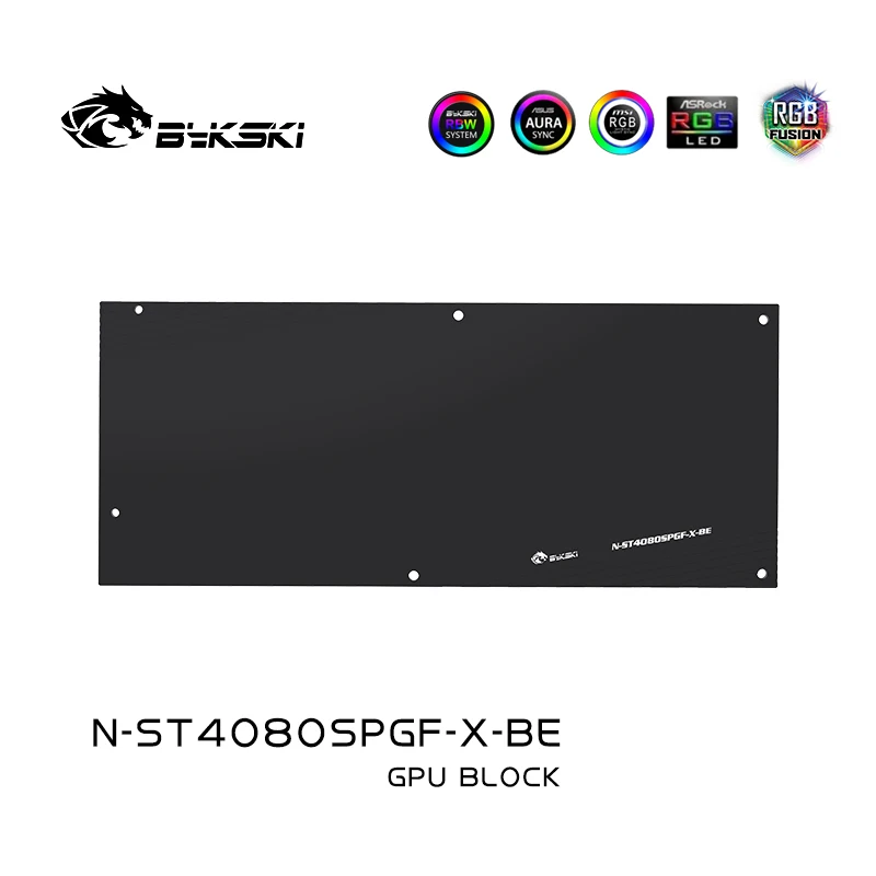 Rtx 4080 Super 16Gb - Blok chłodzenia GPU Bykski do karty