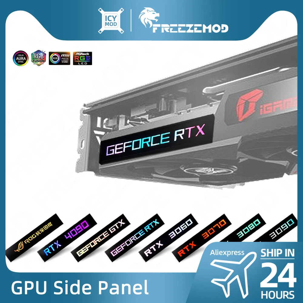 Desktop Gaming Gpu 32Gb - FREEZEMOD GPU Panel boczny RTX3090 GTX