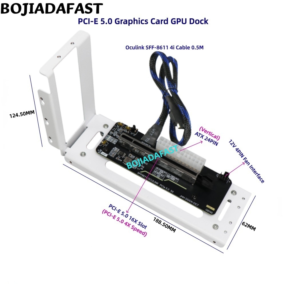 Pcie 5.0 Gpu Riser Cable - Karta adaptera PCI-E 5.0 16X GEN5