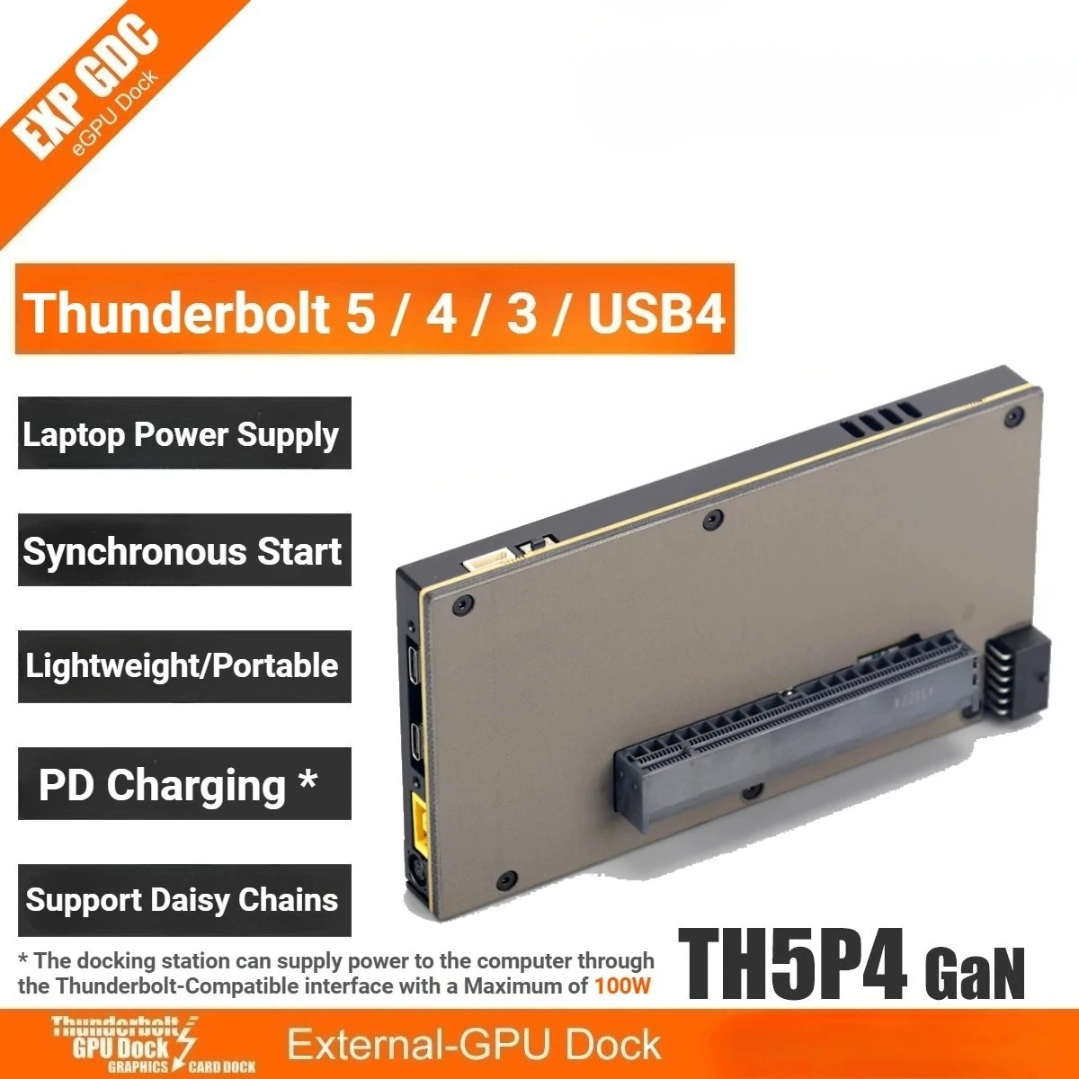 Gpu External Dock Egpu Thunderbolt 4 - Ulepszona karta graficzna TH5P4GaN do laptopa