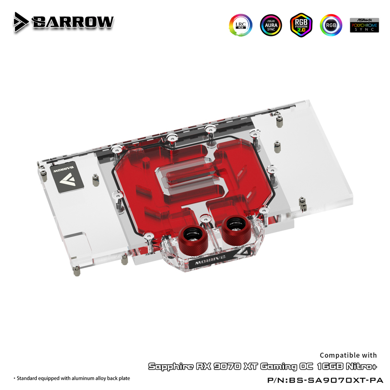 Rx 9070 16Gb - Blok wodny GPU do SAPPHIRE RX