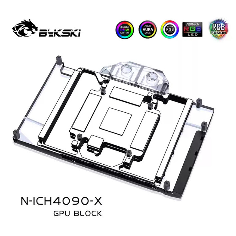 Rtx 4090 Water Block - Bykski N-ICH4090-X Blok Wodny GPU Używany
