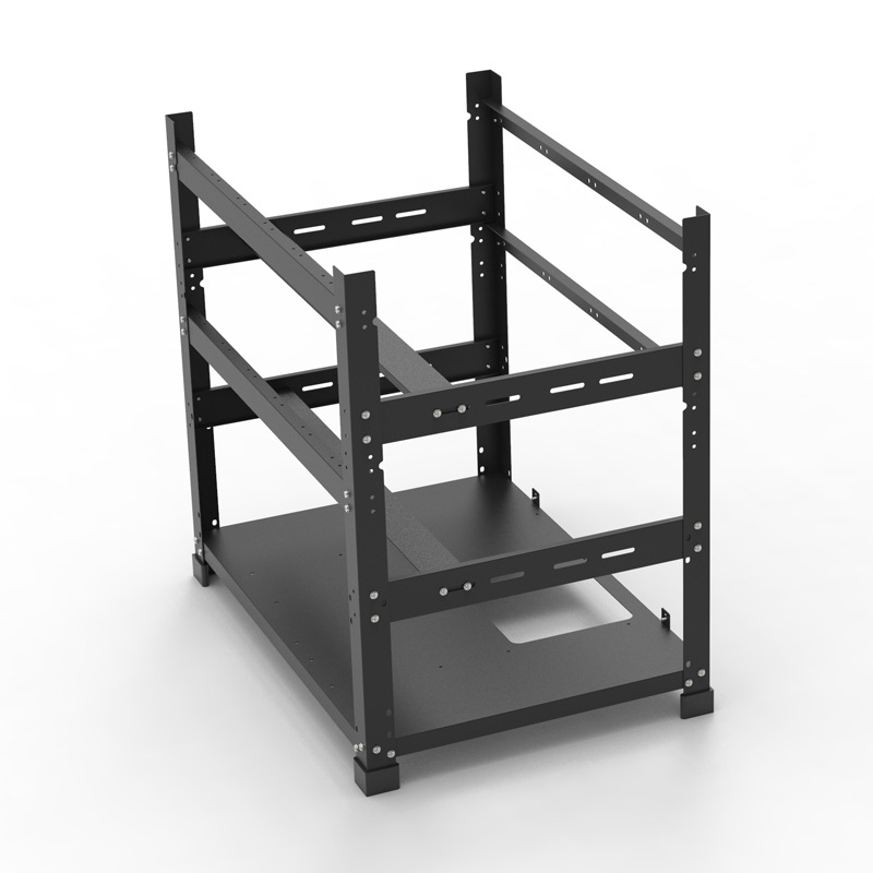 Gpu Mining Rig Frame 8 Gpu - Obudowa GPU typu Open Frame, dwuwarstwowa,