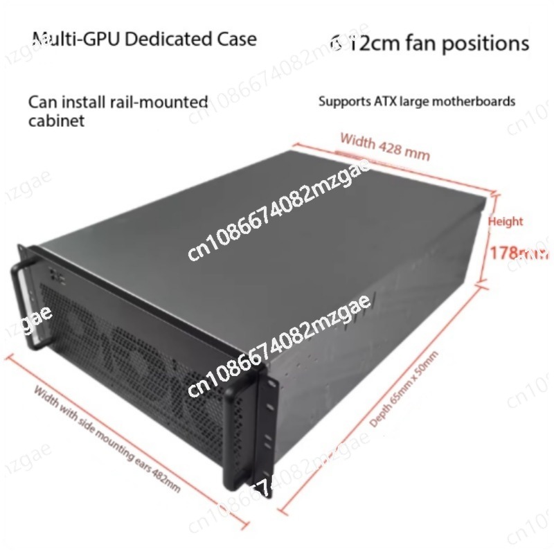Server Gpu Chassis 4U - Obudowa na karty graficzne 4U, obsługa