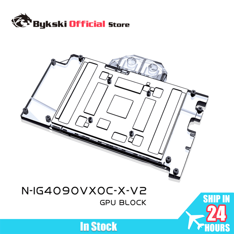 Rtx 4090 Water Block - Bykski N-IG4090VXOC-X-V2 Water Block dla Colorful