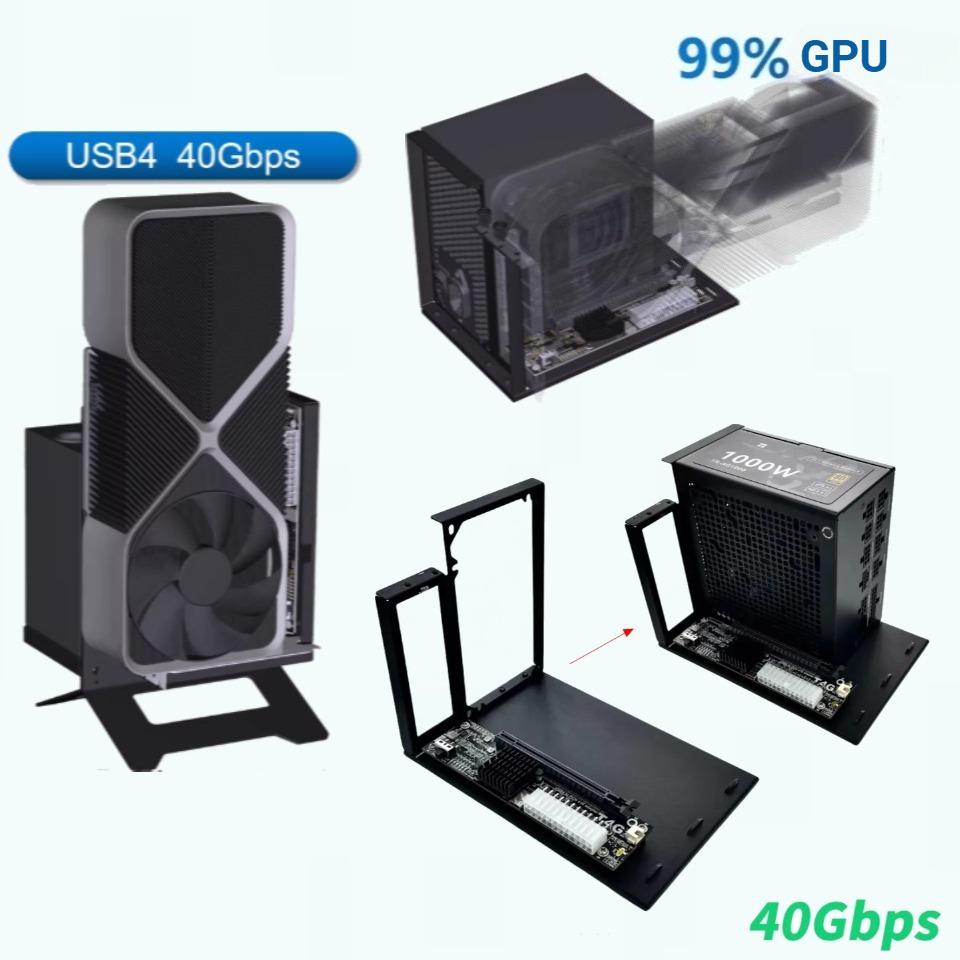 Gpu External Dock Egpu Thunderbolt 4 - Zewnętrzny adapter eGPU UT4G USB4 Bracket