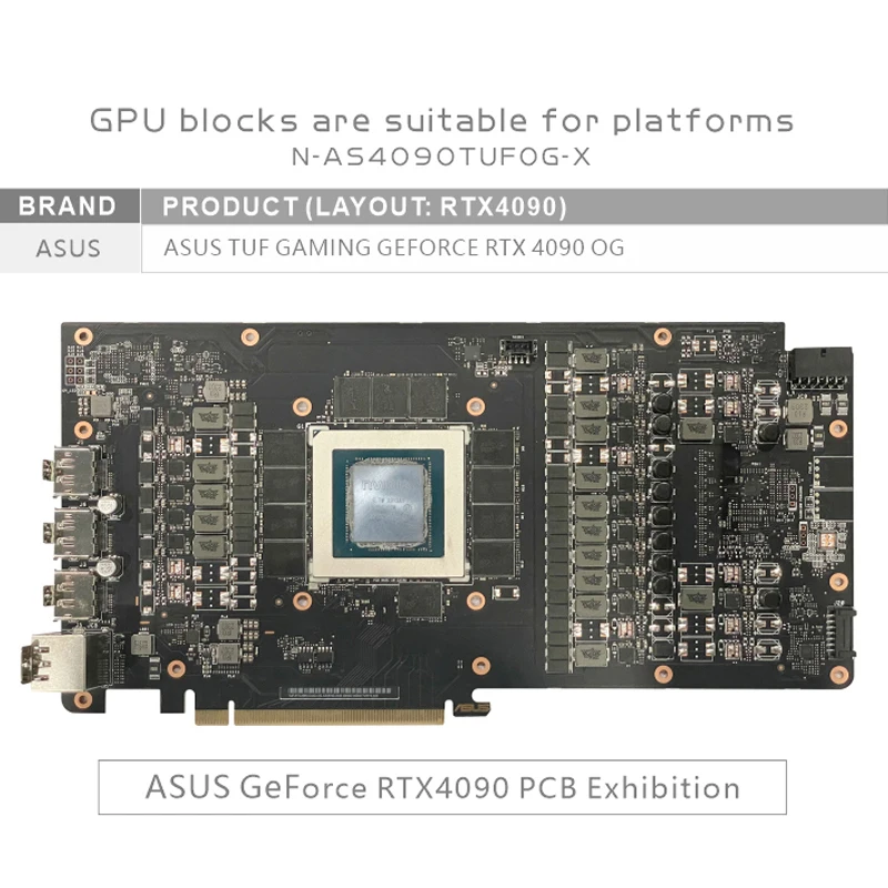 Blok chłodzenia GPU Bykski do  – Rtx 4090 Water Block recenzja i cena