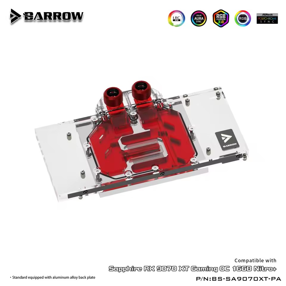 Blok wodny GPU Barrow do karty – Rx 9070 16Gb recenzja i cena