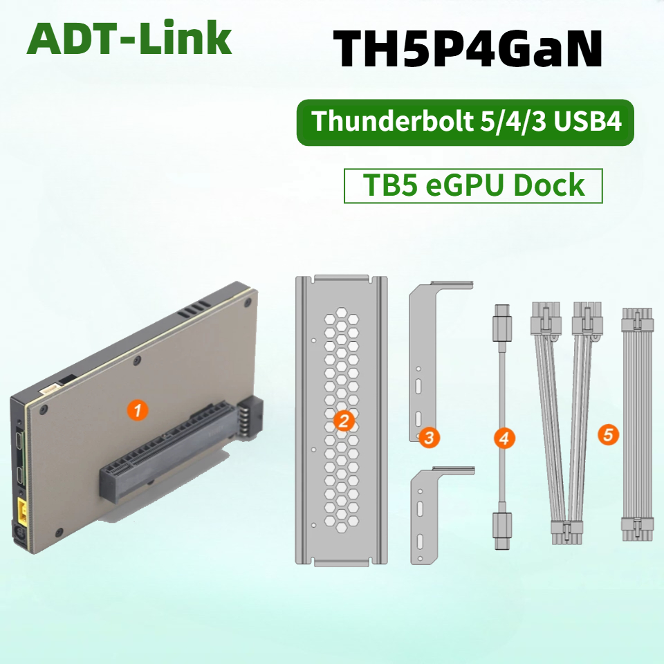 TH5P4GaN Laptop Thunderbolt 5/ – Gpu External Dock Egpu Thunderbolt 4 recenzja i cena