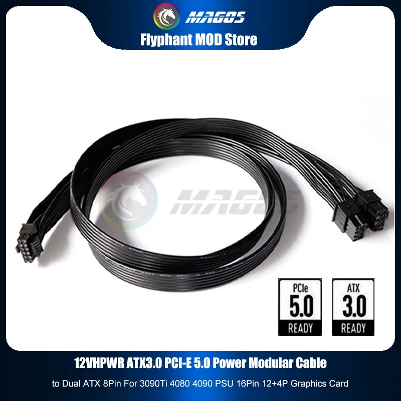 12V HPWR ATX3.0 PCI-E 5.0 Powe – Dual 8Pin To 16Pin 12Vhpwr Cable recenzja i cena