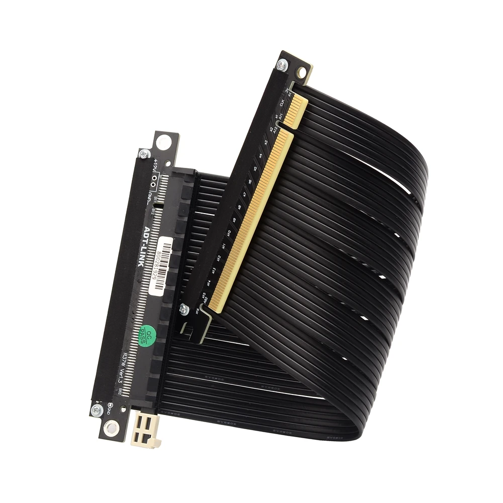 Silver White Reverse PCIE 4.0  – Itx Gpu Riser Pcie 4.0 16X recenzja i cena
