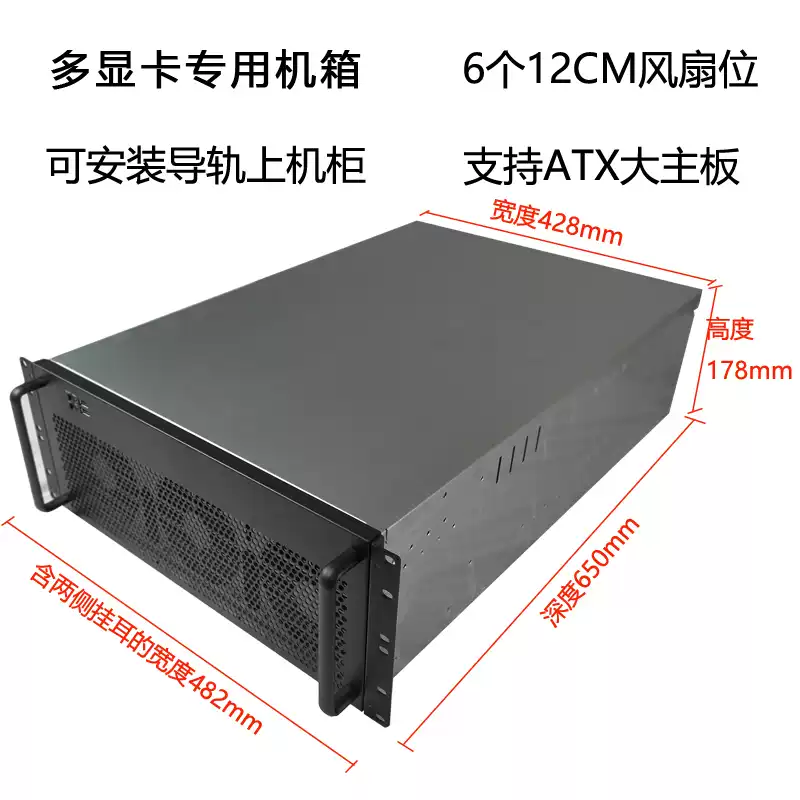 Obudowa na karty graficzne 4U, – Server Gpu Chassis 4U recenzja i cena