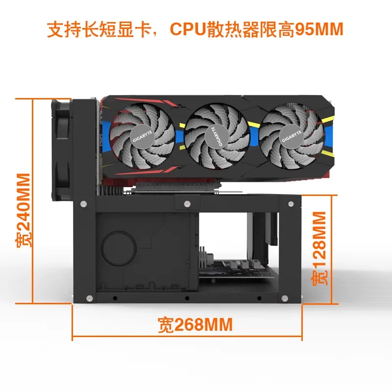 Stojak na karty graficzne JMZ, – Gpu Mining Rig Frame 8 Gpu recenzja i cena