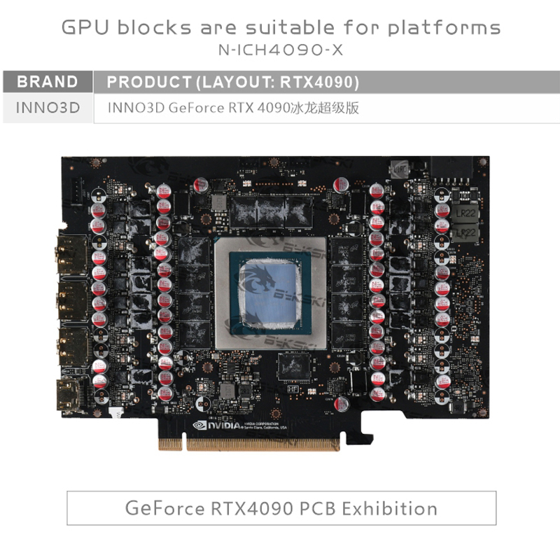 Bykski N-ICH4090-X Blok Wodny  – Rtx 4090 Water Block recenzja i cena