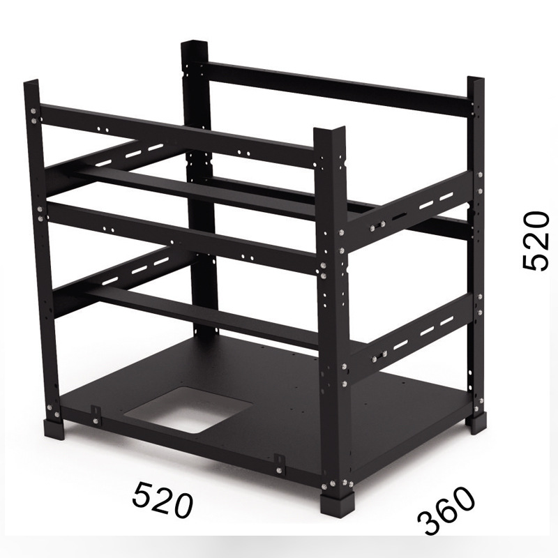Obudowa GPU typu Open Frame, d – Gpu Mining Rig Frame 8 Gpu recenzja i cena