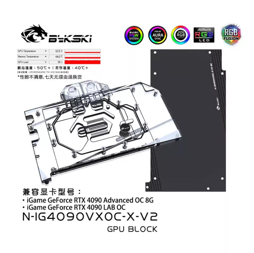 Bykski N-IG4090VXOC-X-V2 Water – Rtx 4090 Water Block recenzja i cena