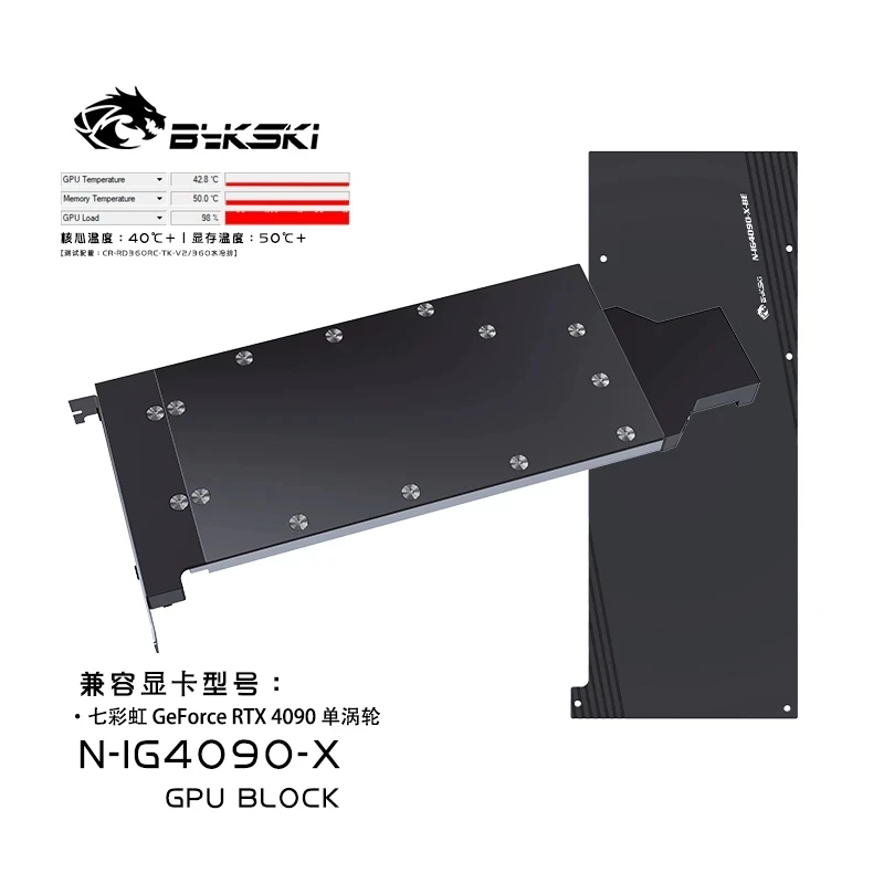 Blok wodny GPU Bykski do karty – Rtx 4090 Water Block recenzja i cena